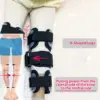GHORTHOUD Kids O/X Leg Posture Corrector Brace Knees Valgus Straighten Bow-legged Correction Braces Adjustable 3