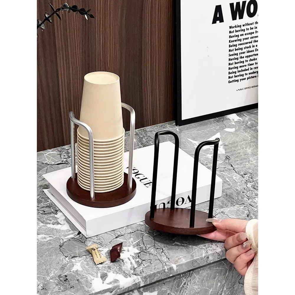 Multi-functional Light Luxury Paper Cup Holder-Home Tea Cup Storage Shelf,disposable Picker,enhance and Beauty of The Home