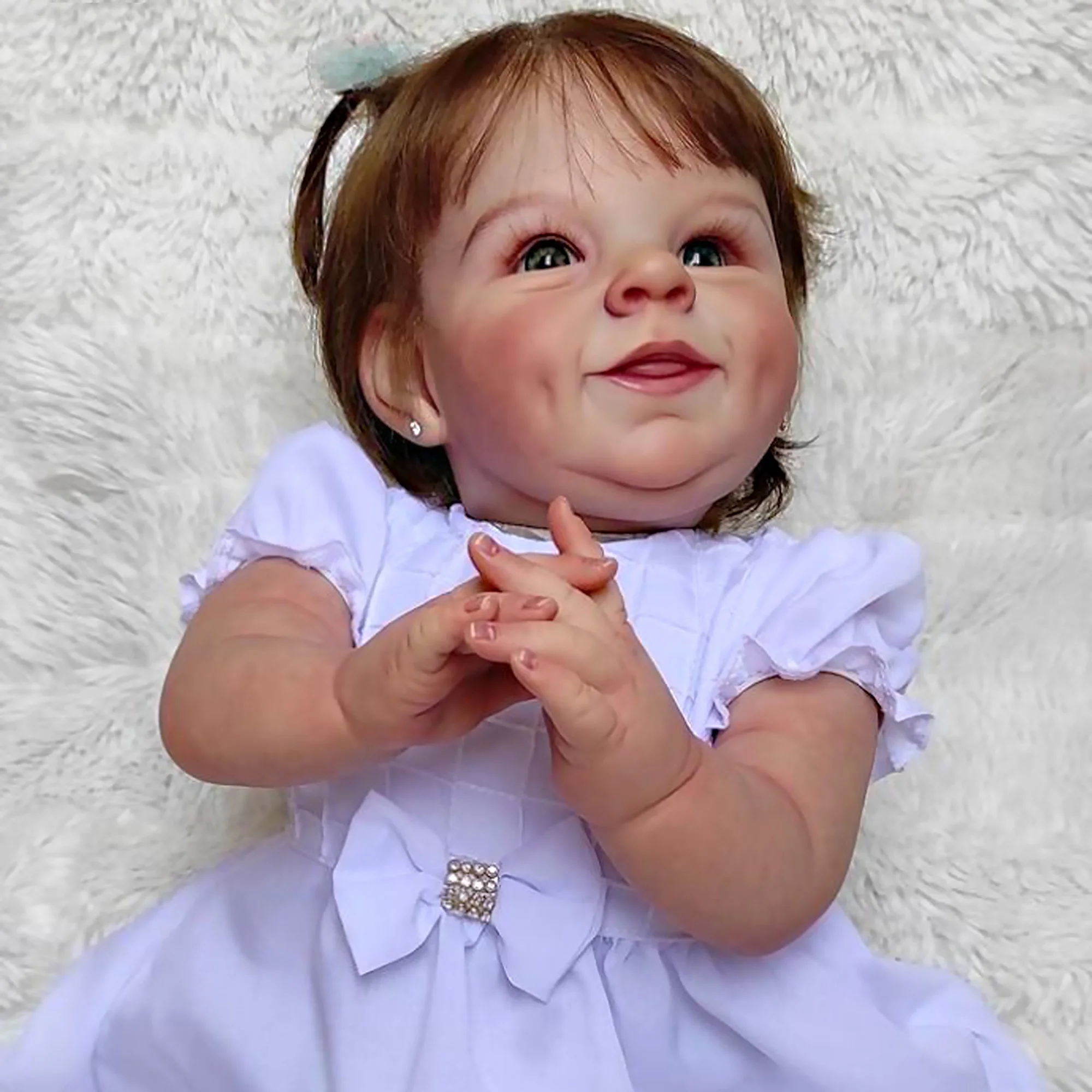限定baby 881/1200 リボーンドール★Shaya シャヤちゃん★ 20-22 Inch Shaya Bebé Reborn Finished Dolls Painted