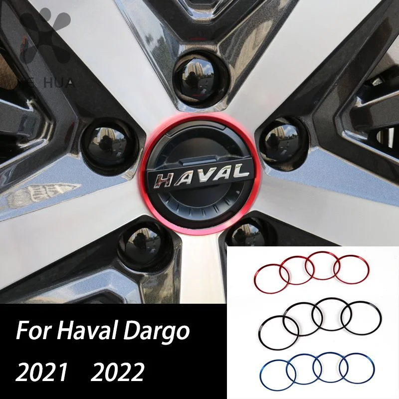 

For Great Wall GWM Haval Big Dog 2021 2022 Hubcap Sticker Modified Hubcap Decorative Ring Logo With Sticker Accessories