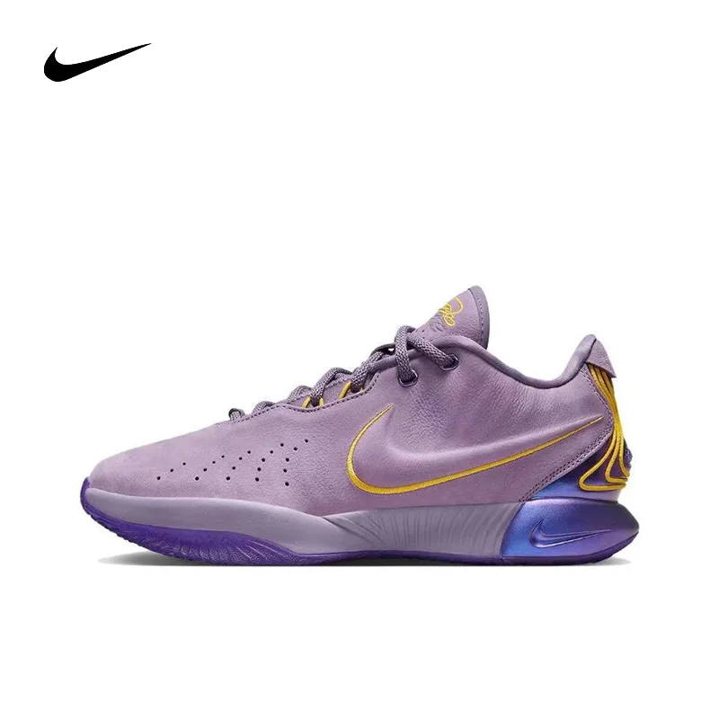 thumbnail image 1 of Zapatillas de baloncesto Nike Lebron 21 Air Zoom prácticas, de corte bajo, envolventes, duraderas y con absorción de impactos para hombres y mujeres, 1 of 5