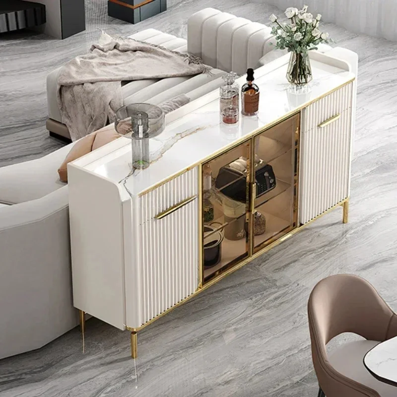 Art Side Panel Modern Wooden Countryside Style et Design Side Panel Corner Living Room Kitchen Furniture