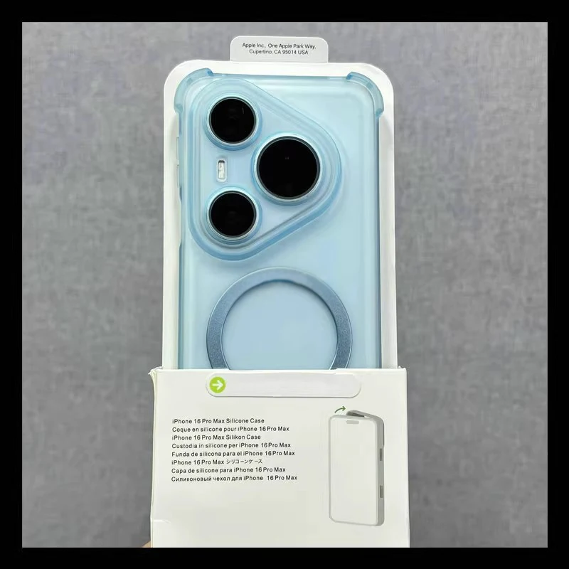 Four Corners Anti-Shock PC Hard Case with Wireless Charging Capability and Translucent Design