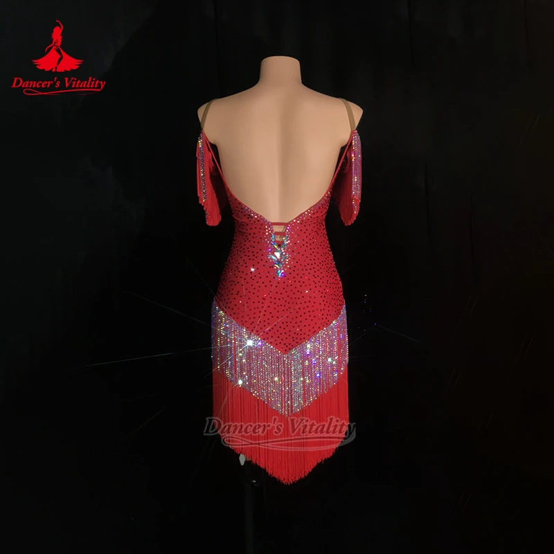 Customize Women Rumba Samba Cha-cha Jive Professional Costume