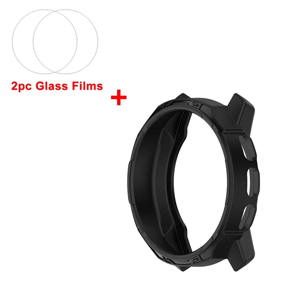 Durable Protective Bumper Case with Glass Film