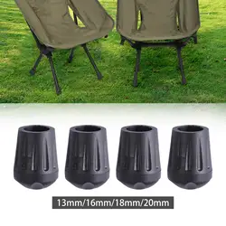 Set of 4 Noise - Dampening Non - Slip Reusable Rubber Chair Foot Covers (Inner Dia 2.0 cm)