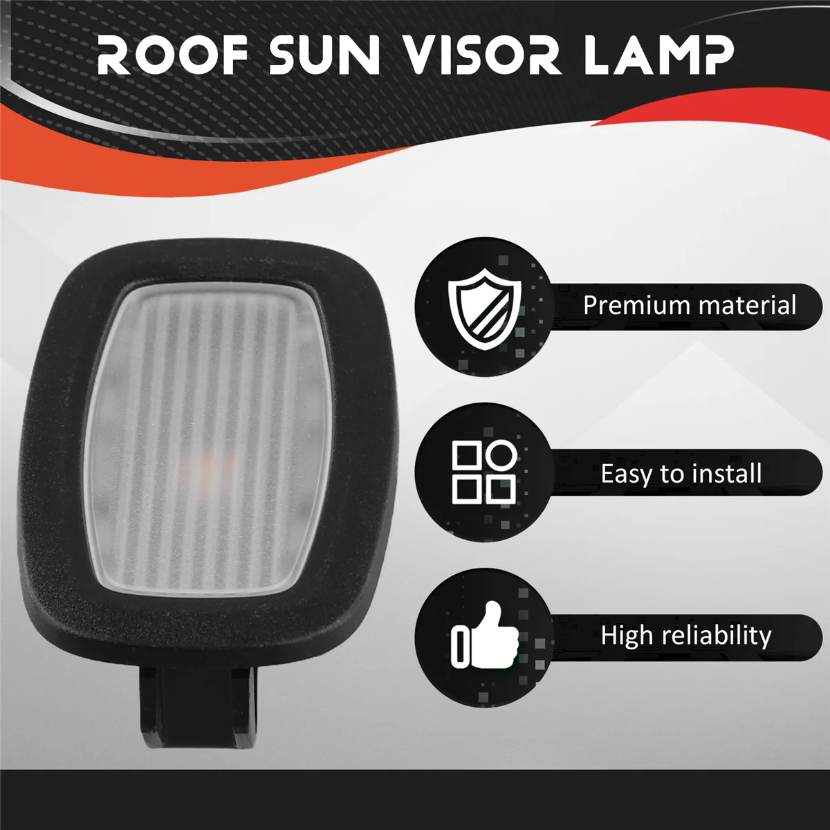 Roof Sun Visor Lamp Dome Light Vanity Mirror Light A0009064304 for Mercedes-Benz CLA C117 X117 W117 W176 W246
