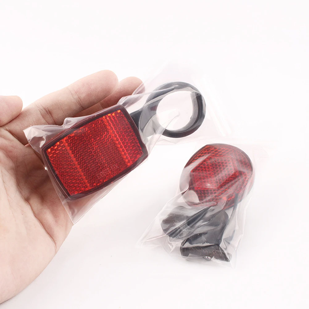 Reflective Front Rear Warning Light Cycling Accessories Bicycle Light Reflectors for Handlebar and Seatpost for Night Riding bicycle warning light