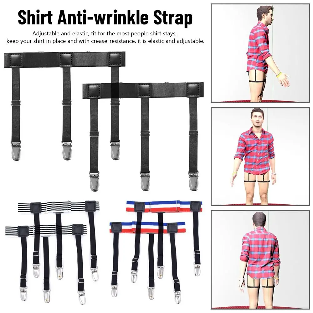 new many color Adjustable hot Non slip Anti wrinkle Straps Shirt Dress