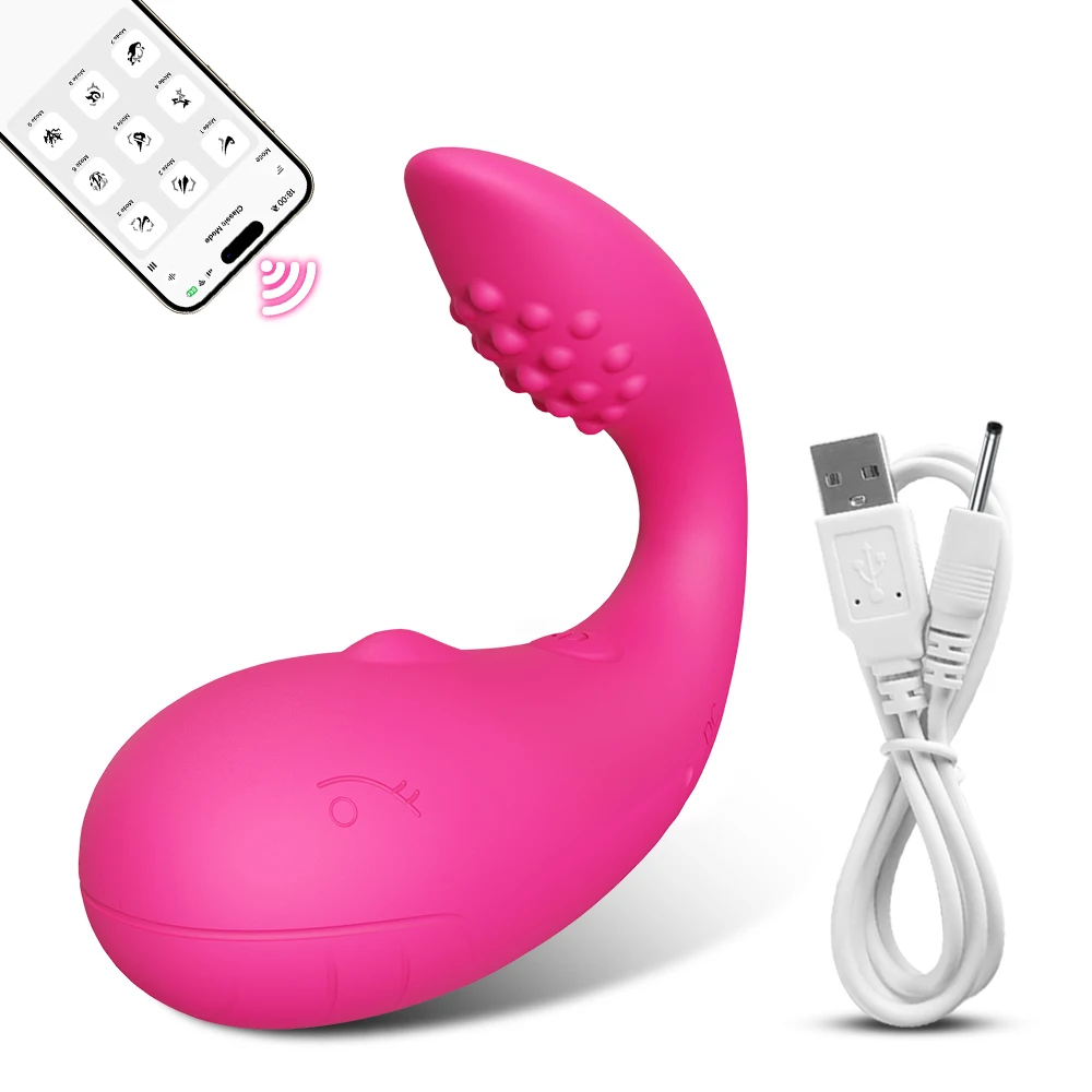 Vibrateur lapin bluetooth sans fil stimulateur clitoridien_voghion.com