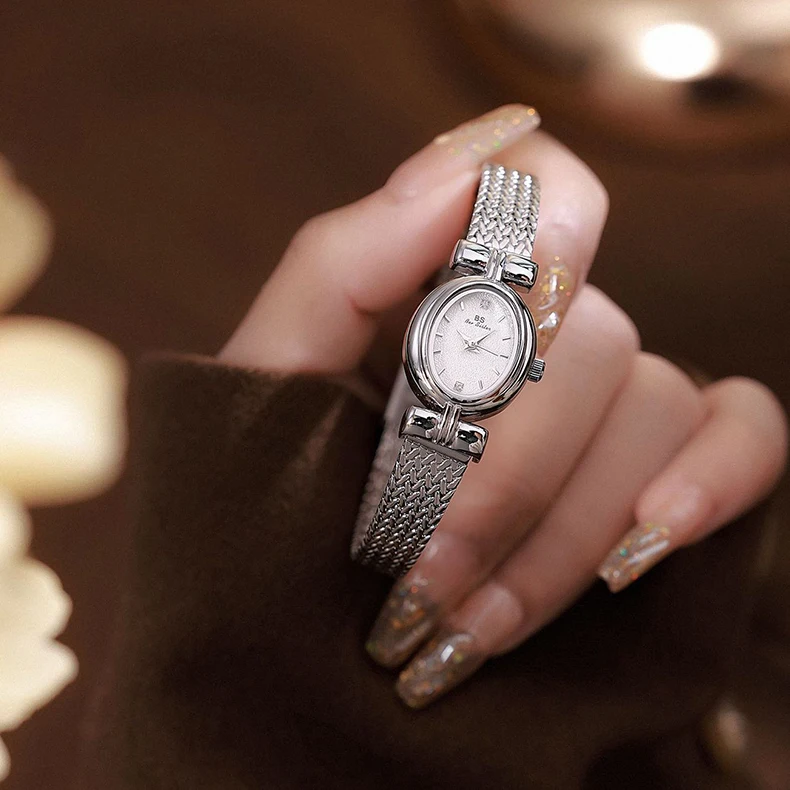 Reloj mujer elegante de pulsera con movimiento de cuarzo lujo_voghion.com
