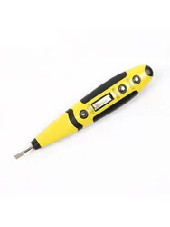 Digital Voltage Detector Pen with LCD Display (YELLOW)