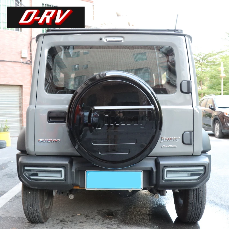 ABS Leather Space-Saving Spare Wheel Protective Cover car accessories for Suzuki Jimny JB64 Sierra JB74W tire cover