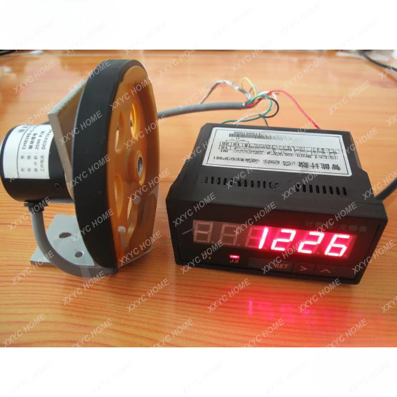 

Plus and minus counter meter counter meter device with encoder meter wheel