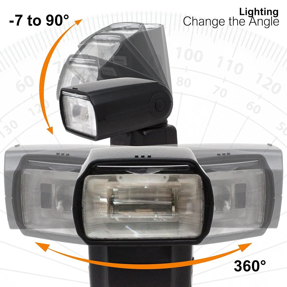 On Camera Flash Camera Flash Mcoplus FK580G TTL HSS 1/8000S Flash Speedlite for Canon EOS R R6 R7 R8 RP R5II R100 90D 80D 70D SL3 Rebel T7 T7I T6 T6I