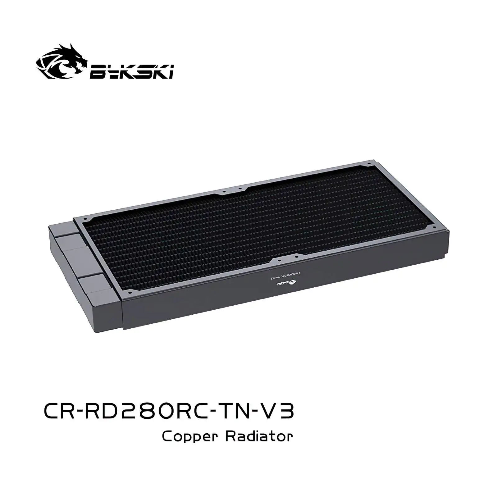 Bykski Copper Radiator Refrigeração a Água Líquida B-rd280-tn-v3 28cm 280 mm 2x14cm - Imagem 2