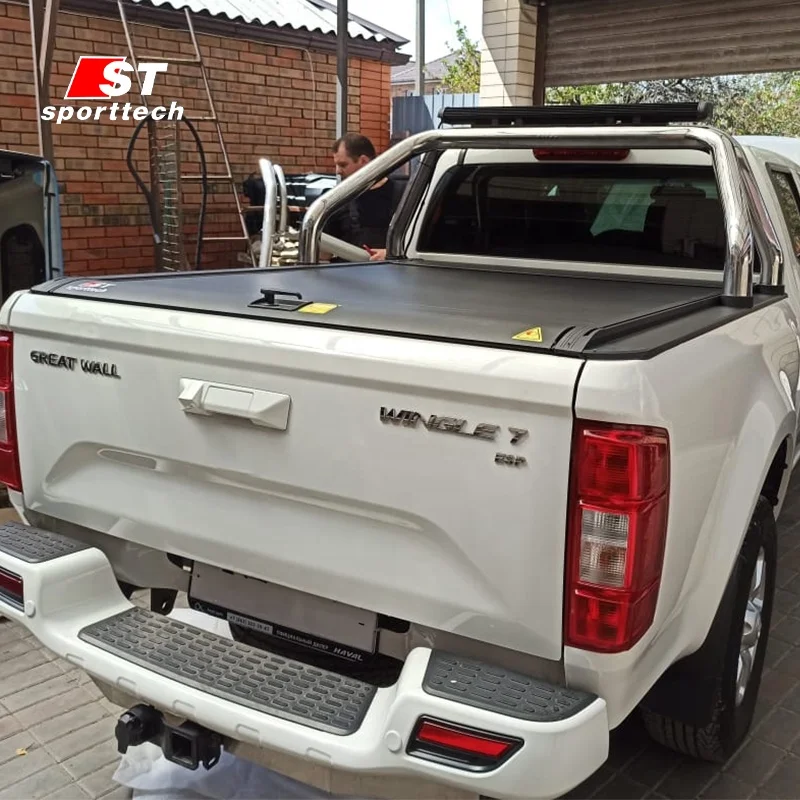 

Express Air Transport Factory Directly Sale Pickup Retractable hard Tonneau cover Roller shutter for Great Wall Wingle 7 2021