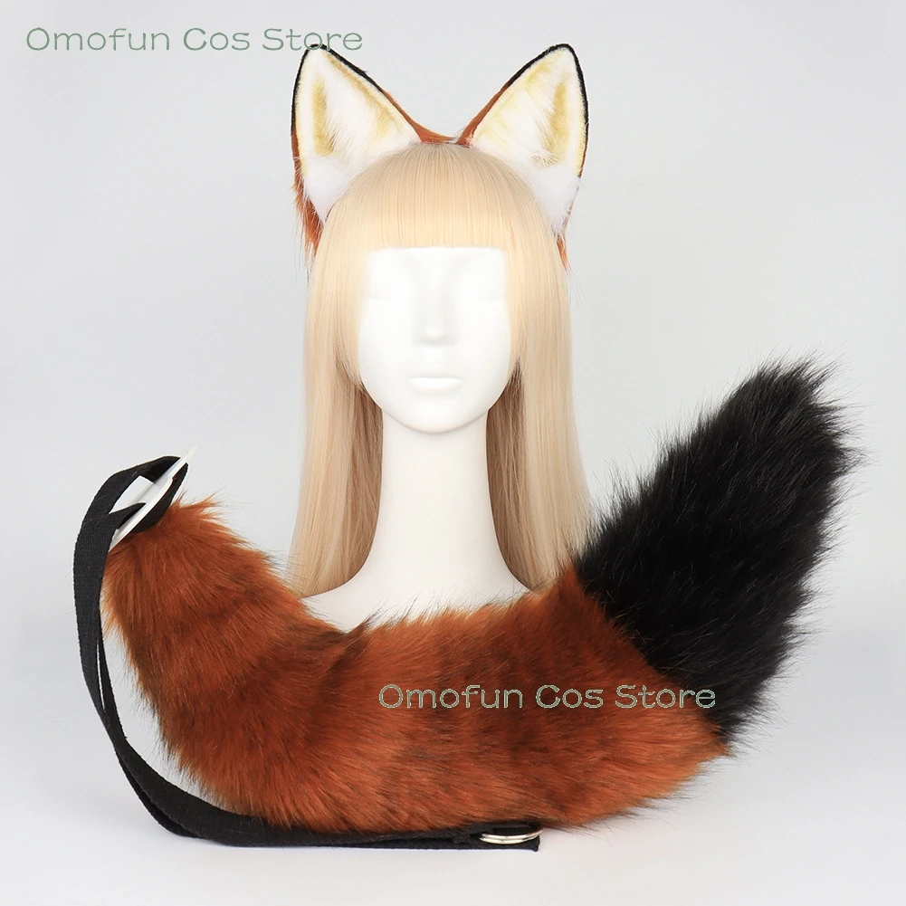 Cerchietto Cosplay Orecchie Di Volpe Nere – Accessorio Anime Per Feste E Giochi Di Ruolo