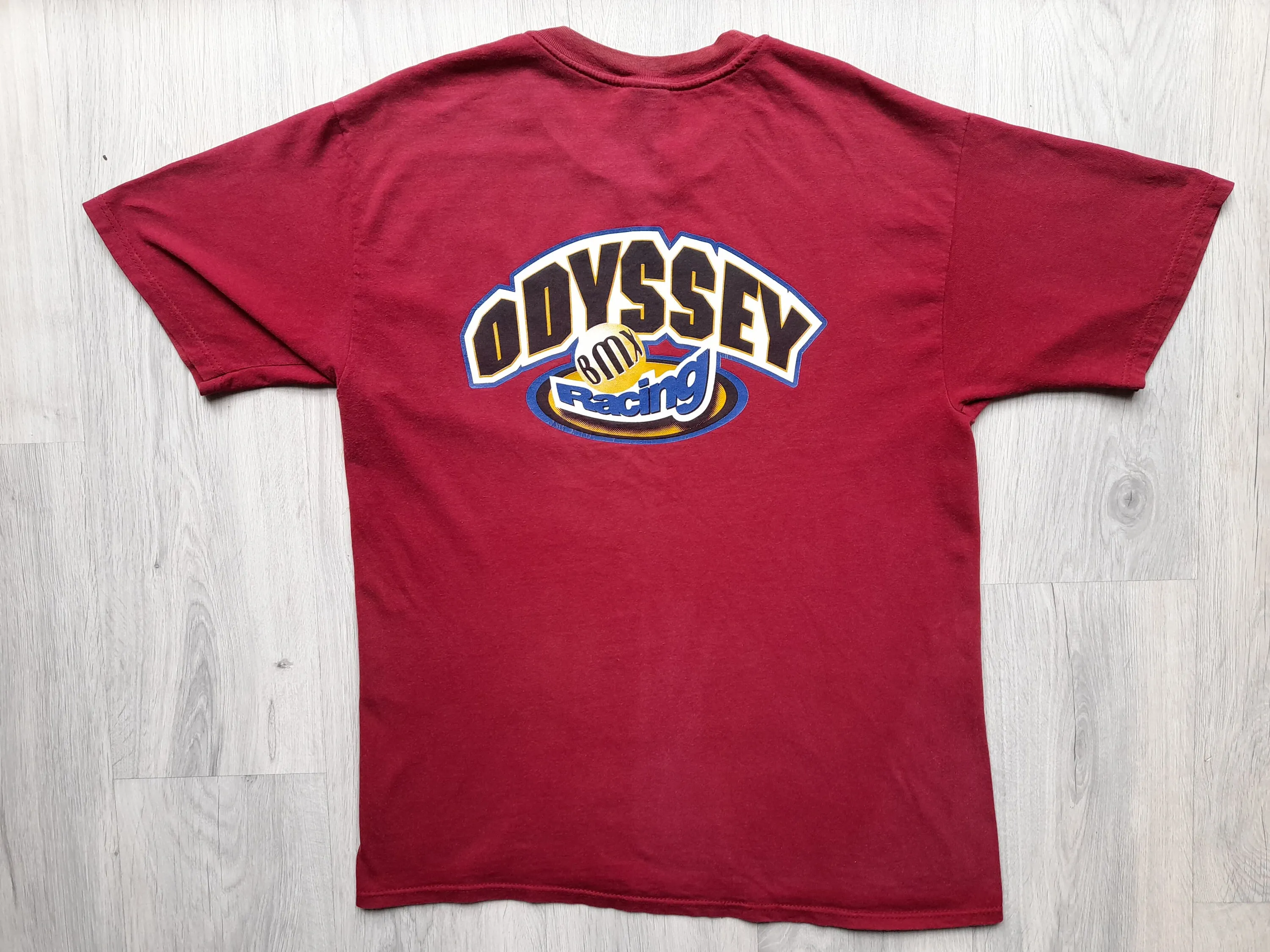 Camicia Vintage Freestyle Bmx Anni '90 Made In Usa Large 90S Bmx