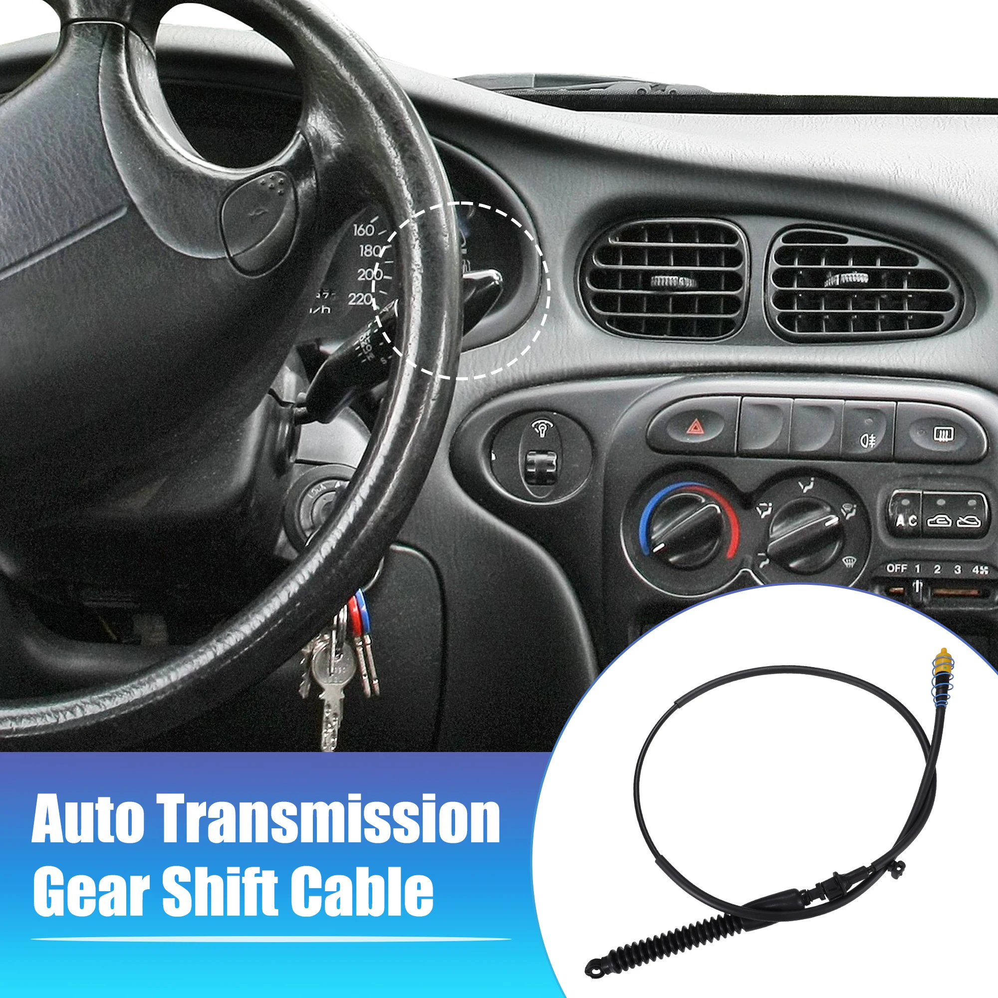 X Autohaux 1 Pcs Auto Transmission Shift Cable Replacer for Chevrolet Express 1500 2009 for Chevrolet Express 2500 3500