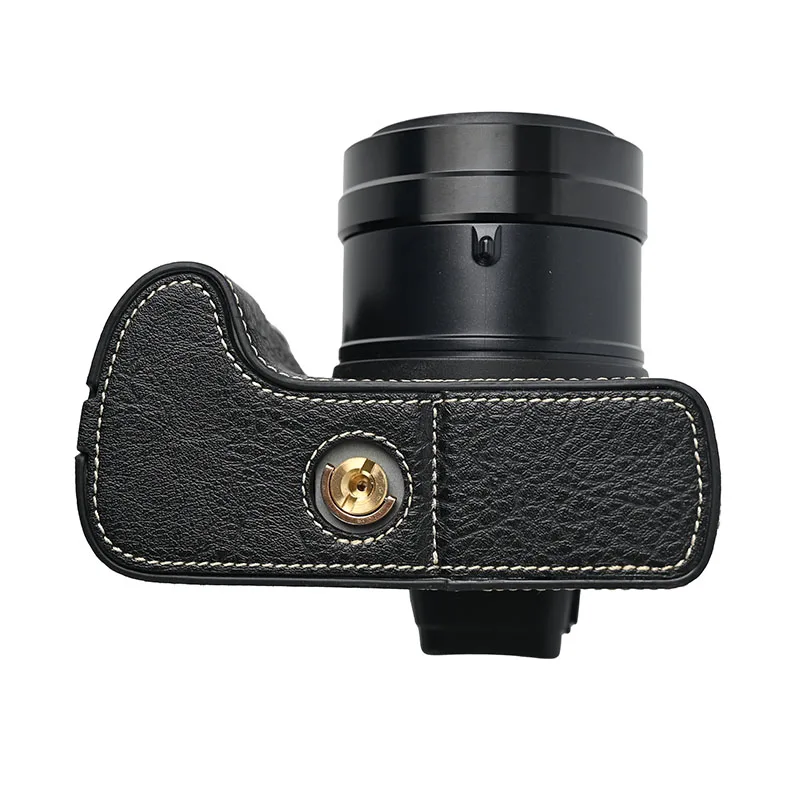 Deluxe PU Leather Anti-Slip Camera Case with Portable Shoulder Bag