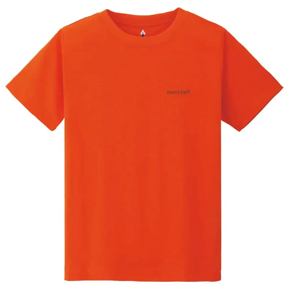 2025 New Cotton T-shirt Montbel Sports Quick-drying Sunscreen Solid Color Printed Small Logo Short Sleeve 5