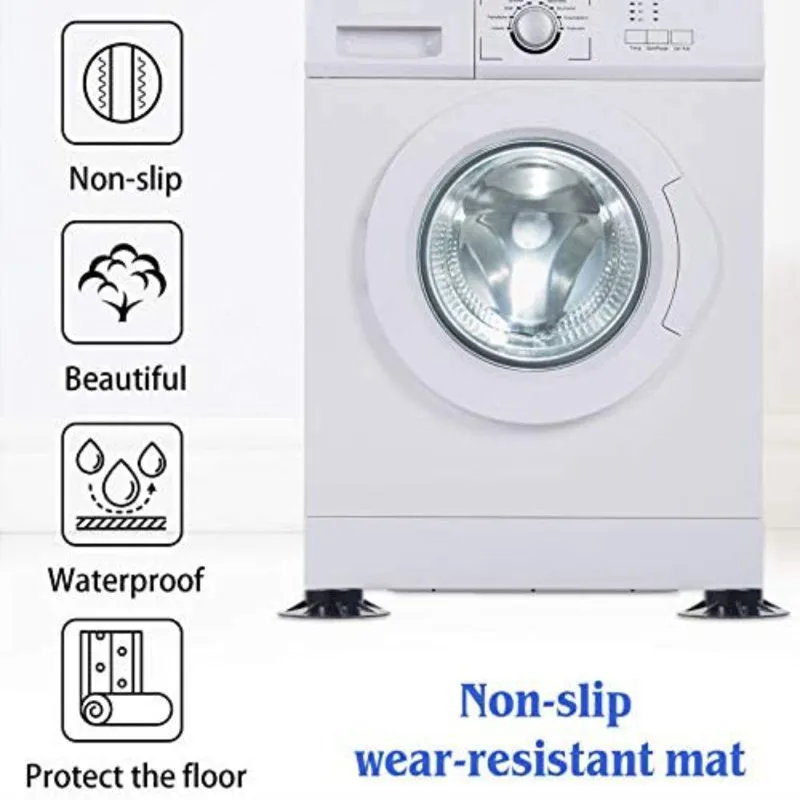 Rubber pads 4Pcs anti vibration feet for washing machine support