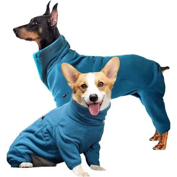 Fleece Dog Pullover Pajamas 1