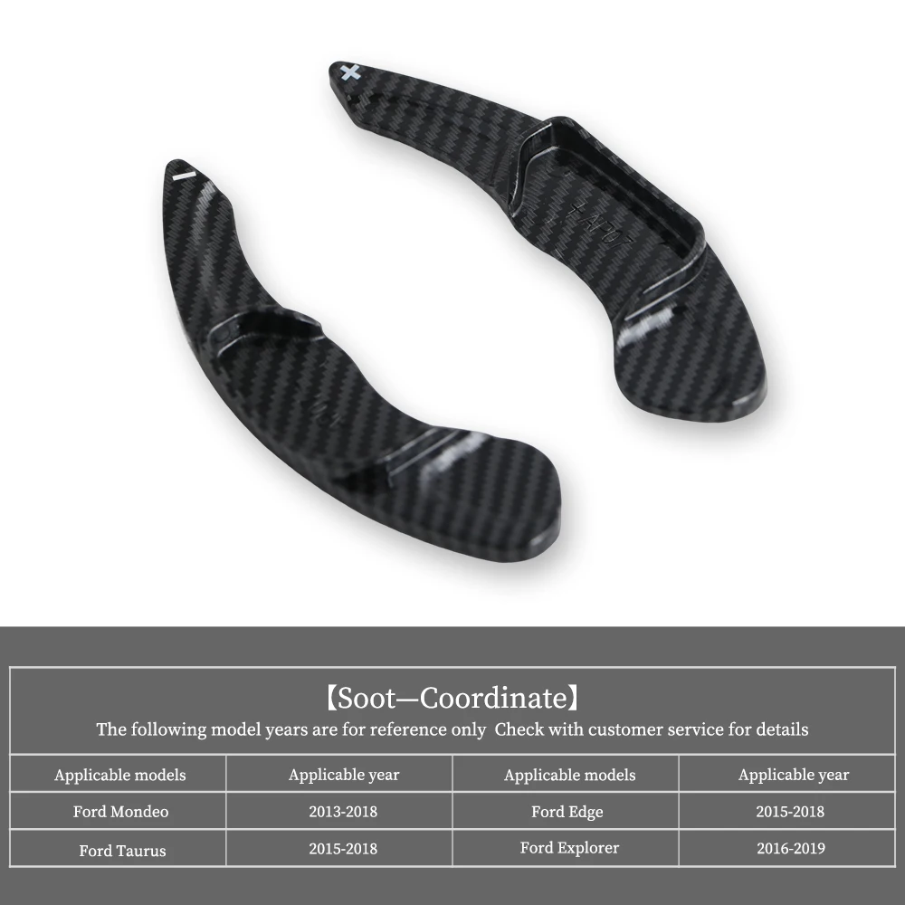 LUXUNA Palette de volant Pour Ford Pour Mondeo Pour MK5 Pour Wagon Pour Taurus S-MAX Pour Galaxy Edge Sport Fusion Voiture Volant Palette Manette Vitesse Extension Autocollants Style (Color : Black LUXUNA Palette de volant Pour Ford Pour Mondeo Pour MK5 Pour Wagon Pour Taurus S-MAX Pour Galaxy Edge Sport Fusion Voiture Volant Palette Manette Vitesse Extension Autocollants Style (Color : Black