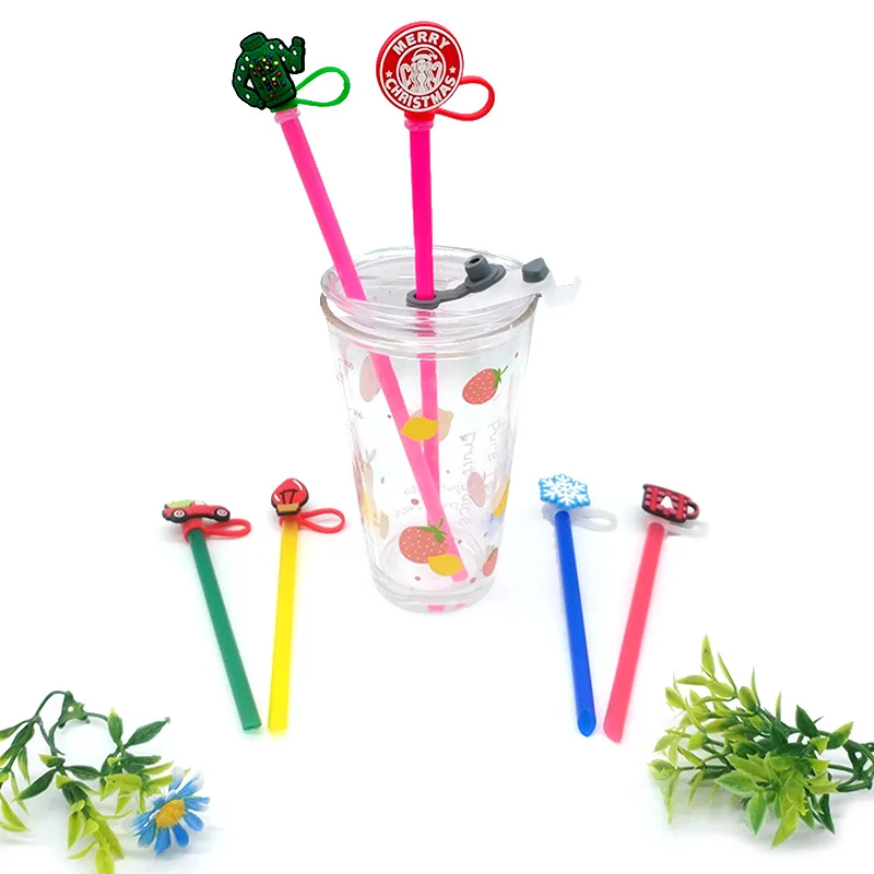 Straw Cover Covers Silicone Cap Drinking Tip Caps Reusable Tips Plugs  Toppers Protector Colorful Mushroom Shape Lids Topper - AliExpress