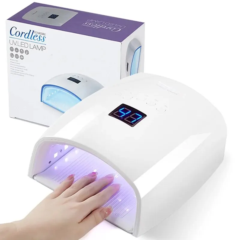 Rechargeable UV LED Nail Lamp 66W Cordless Nail Dryer for Gel Polish Professional Nail Art Manicure Tools for Home and Salon 6