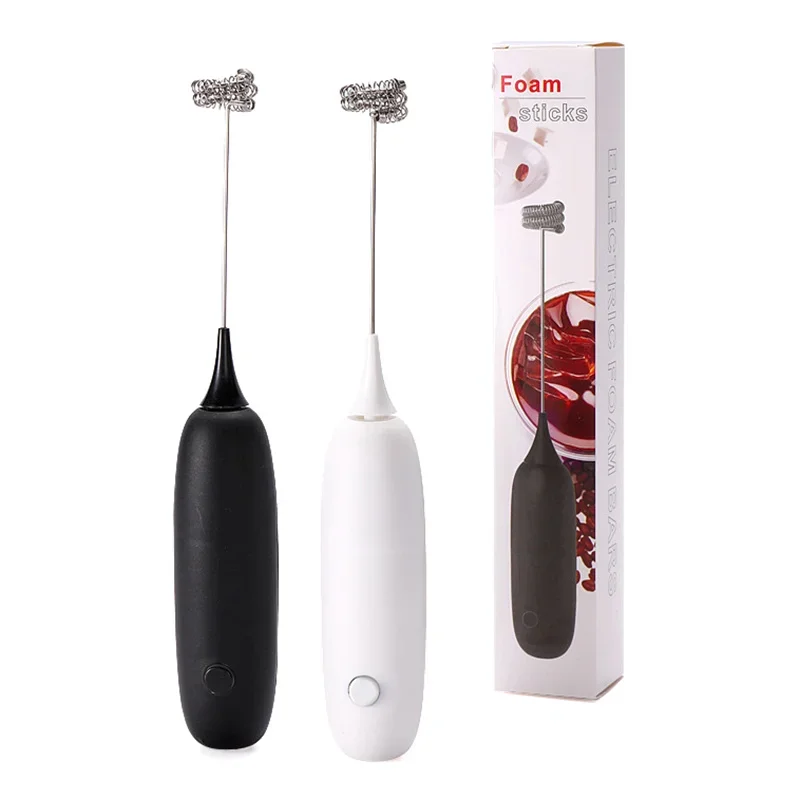 Milk Frother Handheld Cappuccino Maker Coffee Foamer Egg Beater Chocolate Stirrer Mini Portable Food Blender Kitchen Whisk Tool