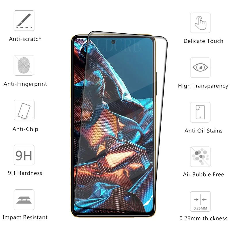 4 قطعة ل Poco X5 Pro Glass Poco X5 Pro 5G الزجاج ا...
