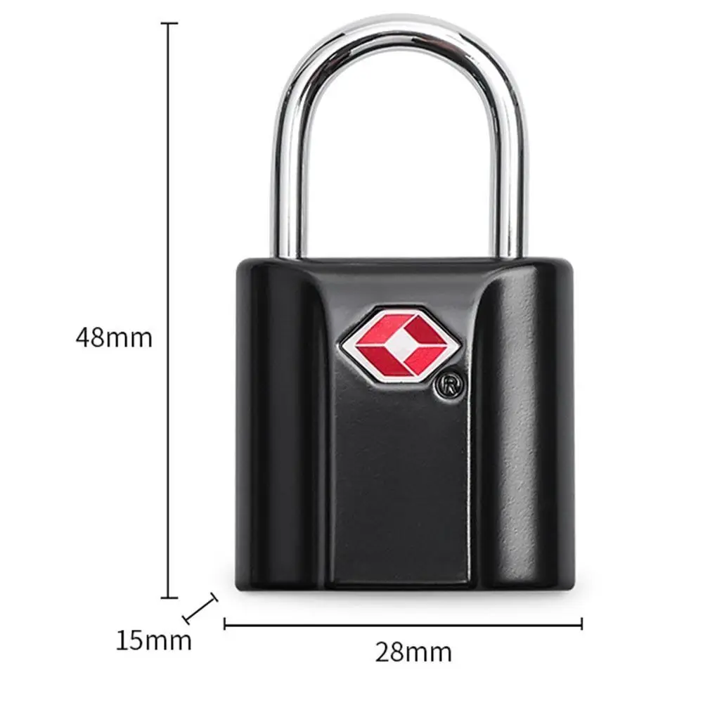 mini padlock security padlock travel padlock luggage padlock cabinet lock TSA Custom Lock Luggage Lock Travel Bag Security Tool Cabinet Locker Padlock With Key Travel Mini Portable Anti-Theft