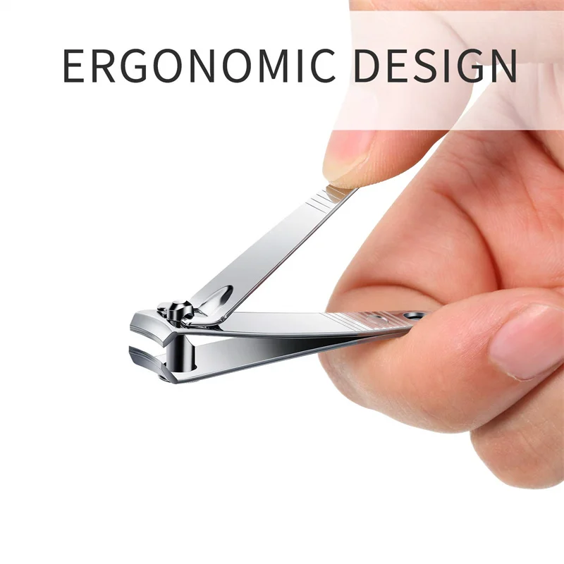 12/15 PCS Nail Clipper Premium Stainless Steel Fingernail Clipper Cutters With Nail File Sharp