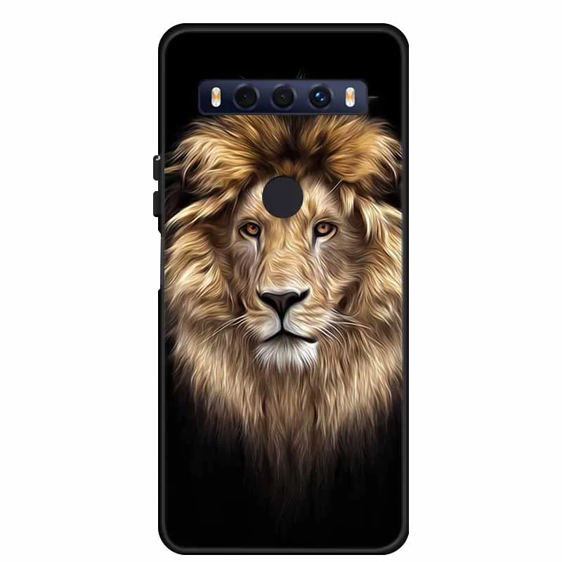 Cartoon Soft TPU Silicone Lion Wolf Phone Case - Stylish Back Cover
