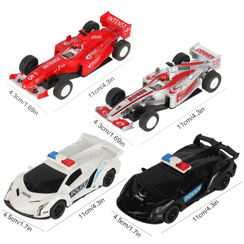 Carrera Go scalextrique Slot Car 1 43 pièces de course Police F1 jouet pour enfants cadeau