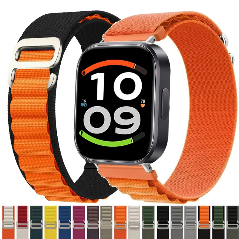 Premium Nylon Alpine Loop Bracelet Watchband - Sport Band Correa