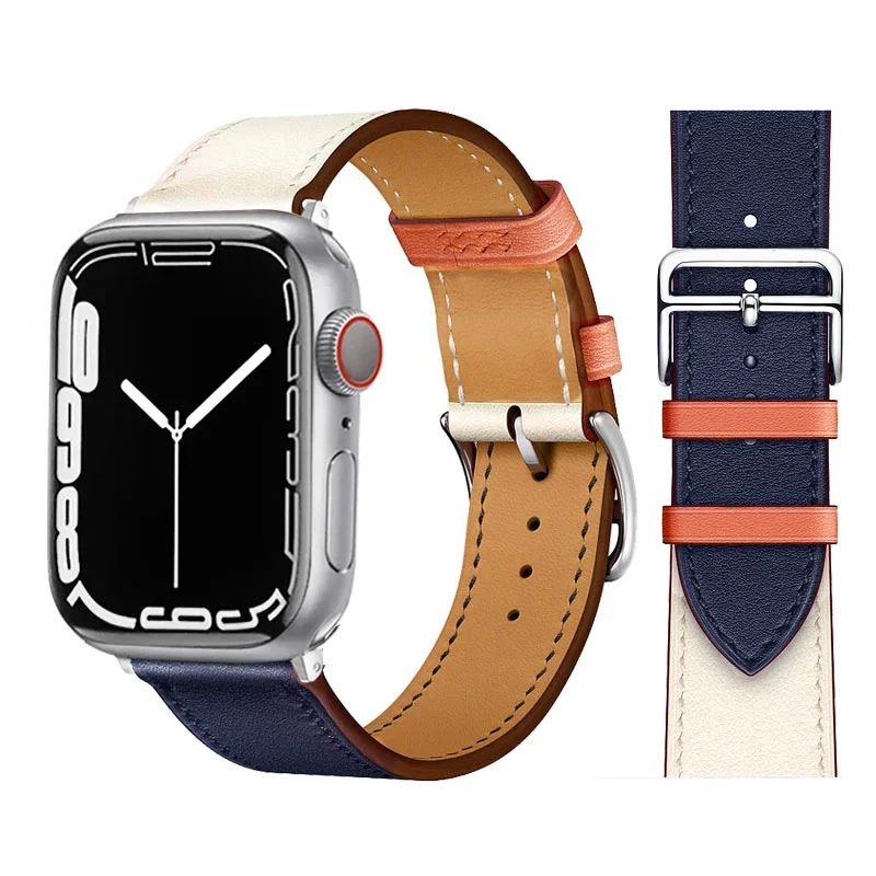 Premium Leather Watch Strap - Elegant Loop Bracelet