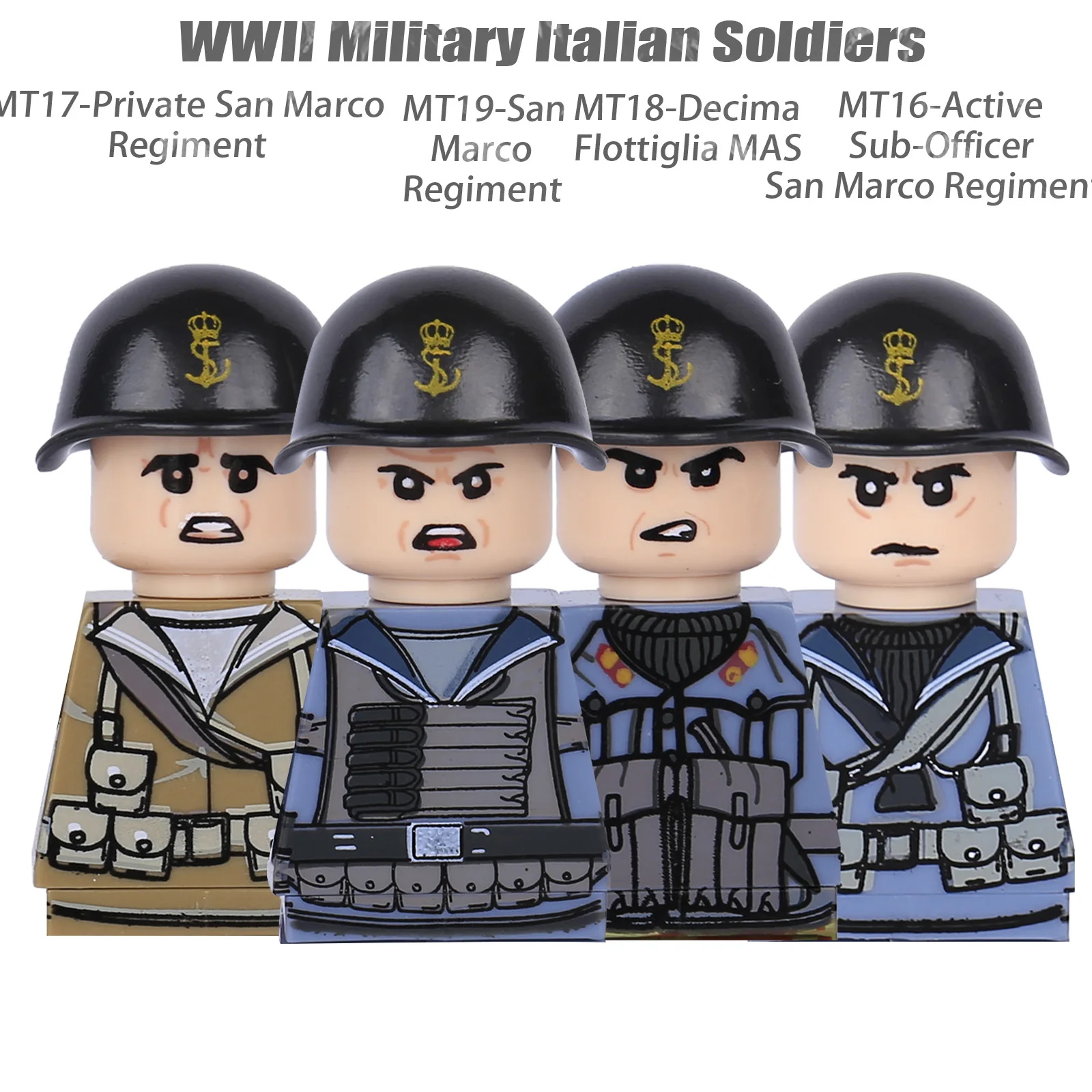 WW2 Winter Soldiers Building Block Set - Military Figures & Weapons Collection