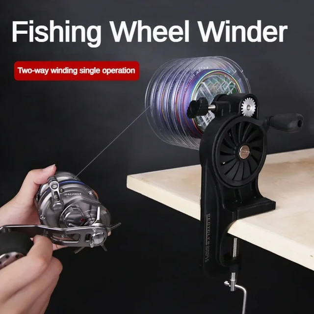 Adjustable Portable Fishing Line Winder, Bobbin Spooler, Table Clamp Reel  Machine, Wire Winding Reclaimer Equipment - AliExpress