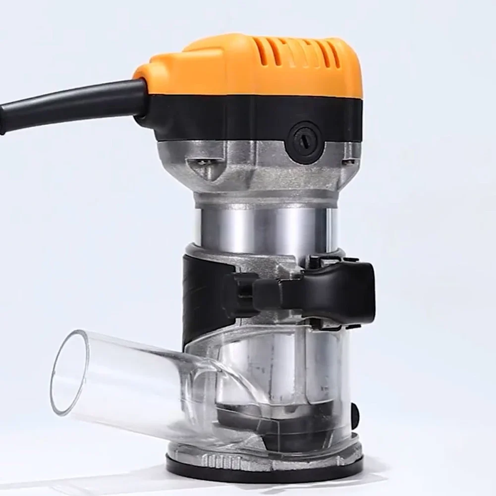 

Plunge Router Aluminum Alloy Base Vacuum Cleaner Trimming Machine Base Bakelite Milling Woodworking Slotting Machine Dust Cover