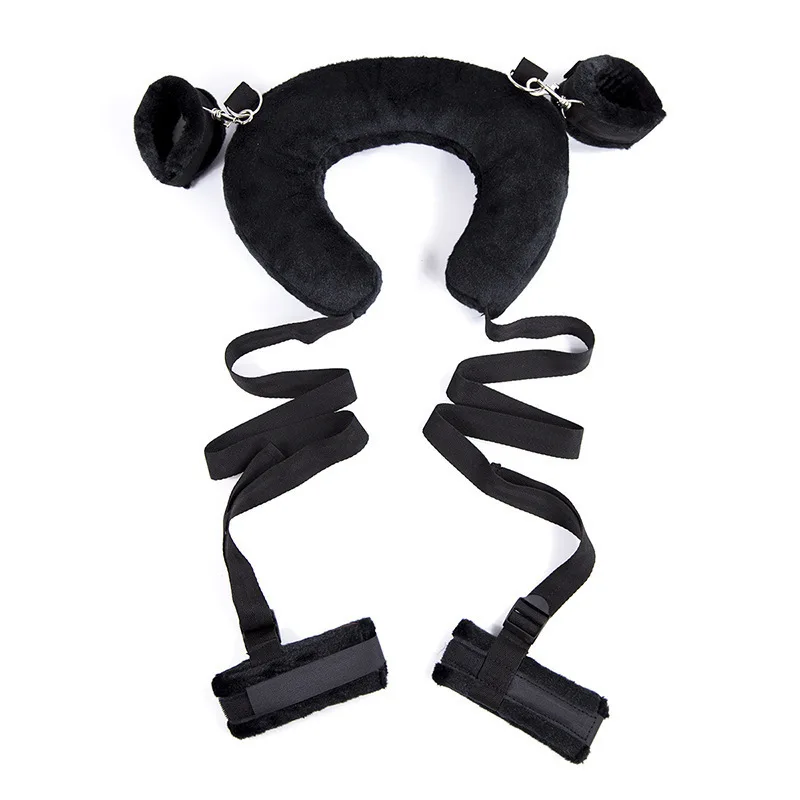 smProp Adjustment Sexy Handcuffs Binding Split Leg Device for Women Binding Force Split Leg Pillow Couple Sex Way Tool