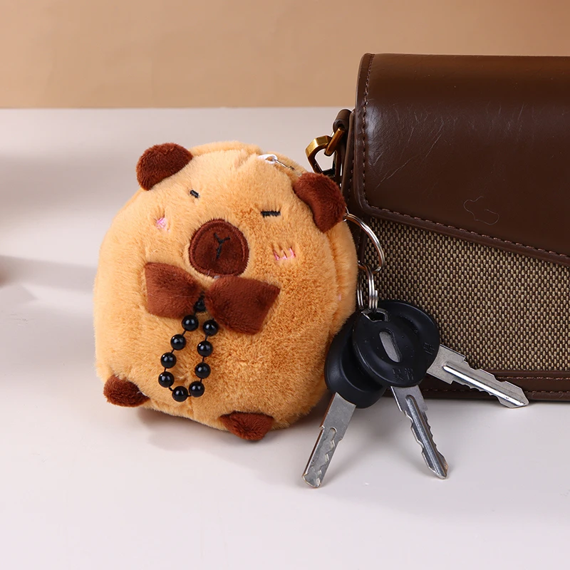 Capybara Plush Toy, Backpack Keychains Decor 5 Capybara Plush Toy, Backpack Keychains Decor