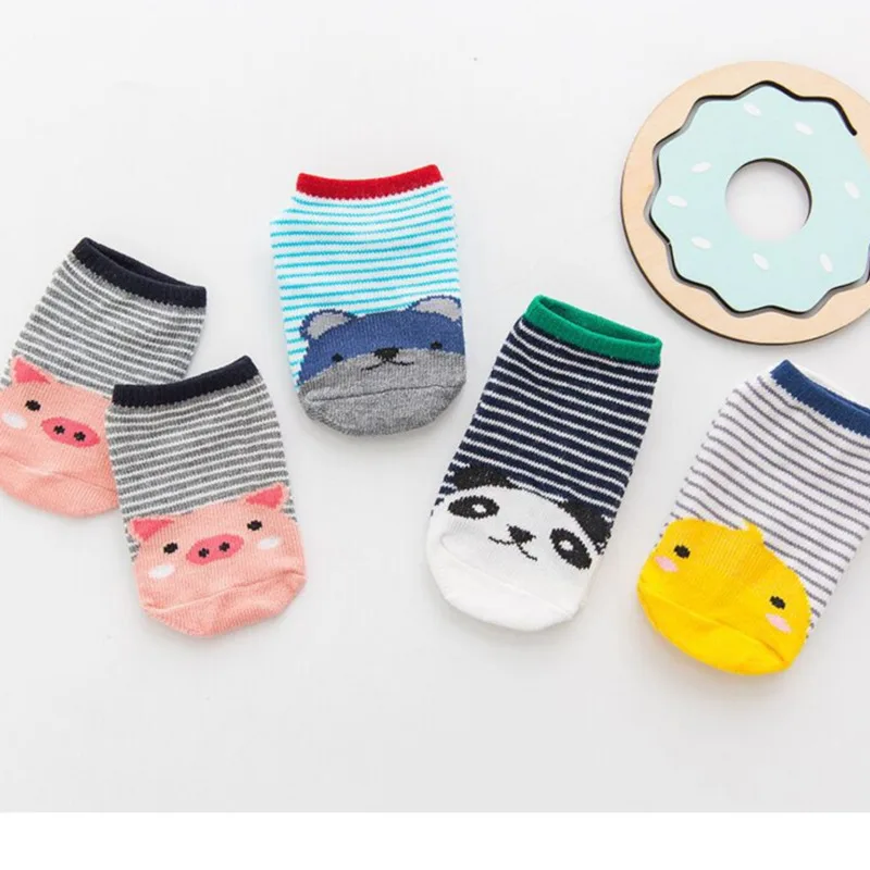Children Socks Anti Slip Slipper Baby Girls Boys Toddlers Gift Infant Stuff Cartoon Animal Newborn Accessories