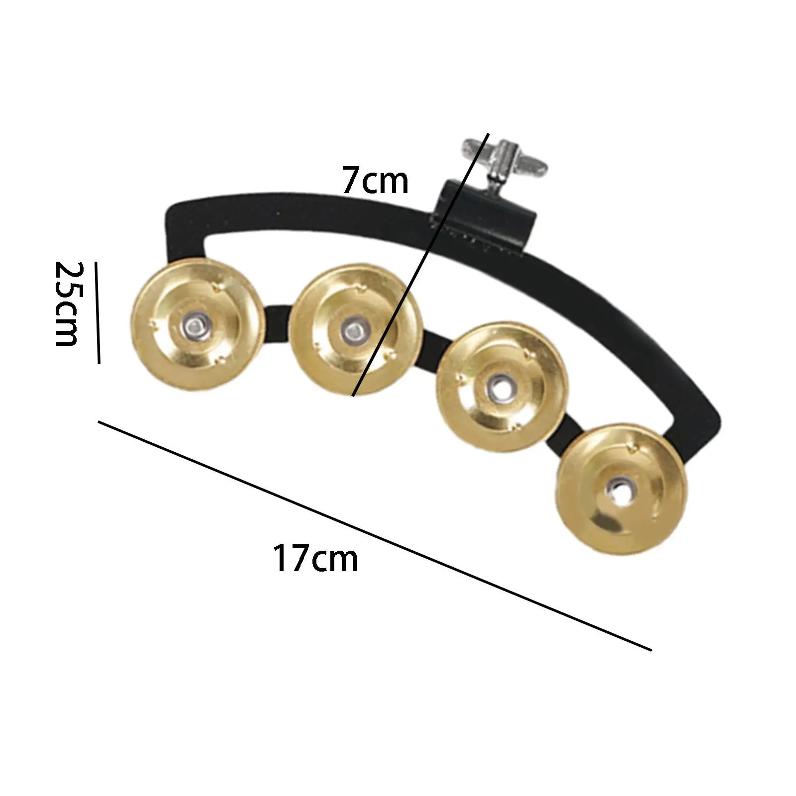 Percussion Instrument with Hi Hat Tambourine for Group Performances
