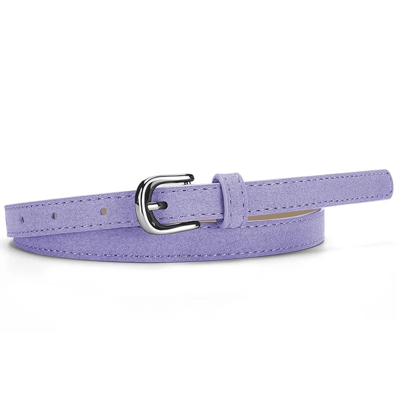 Chic Minimalist Women's Leather Belt - Versatile Accessory