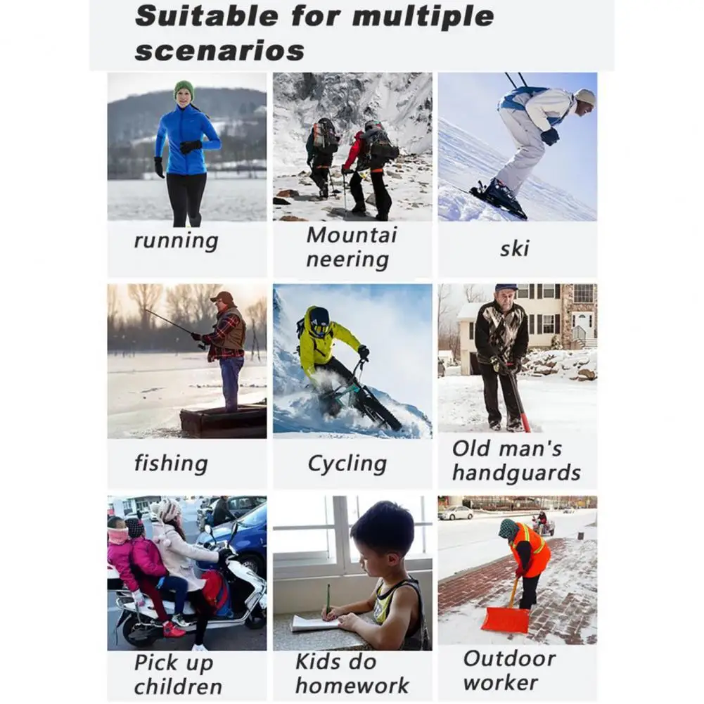 Heated Mittens Gift Heating Gloves Adjustable Keep Warm  Delicate Winter Outdoor Sport USB Electric Heated Mittens 2