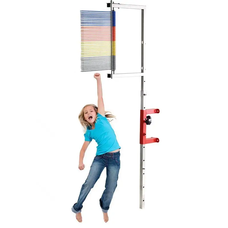 Vertical Jump Tester Training Aid Jump Tester Vertical Challenger 3.9-11.5Ft Adjustable Wall Mounted Measurement Tool For