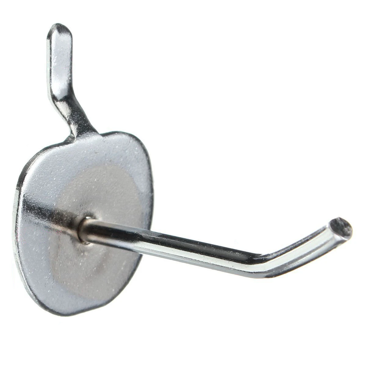 

25 x одинарных крючков для клейкой доски, вешалка для витрин магазина, 50 мм